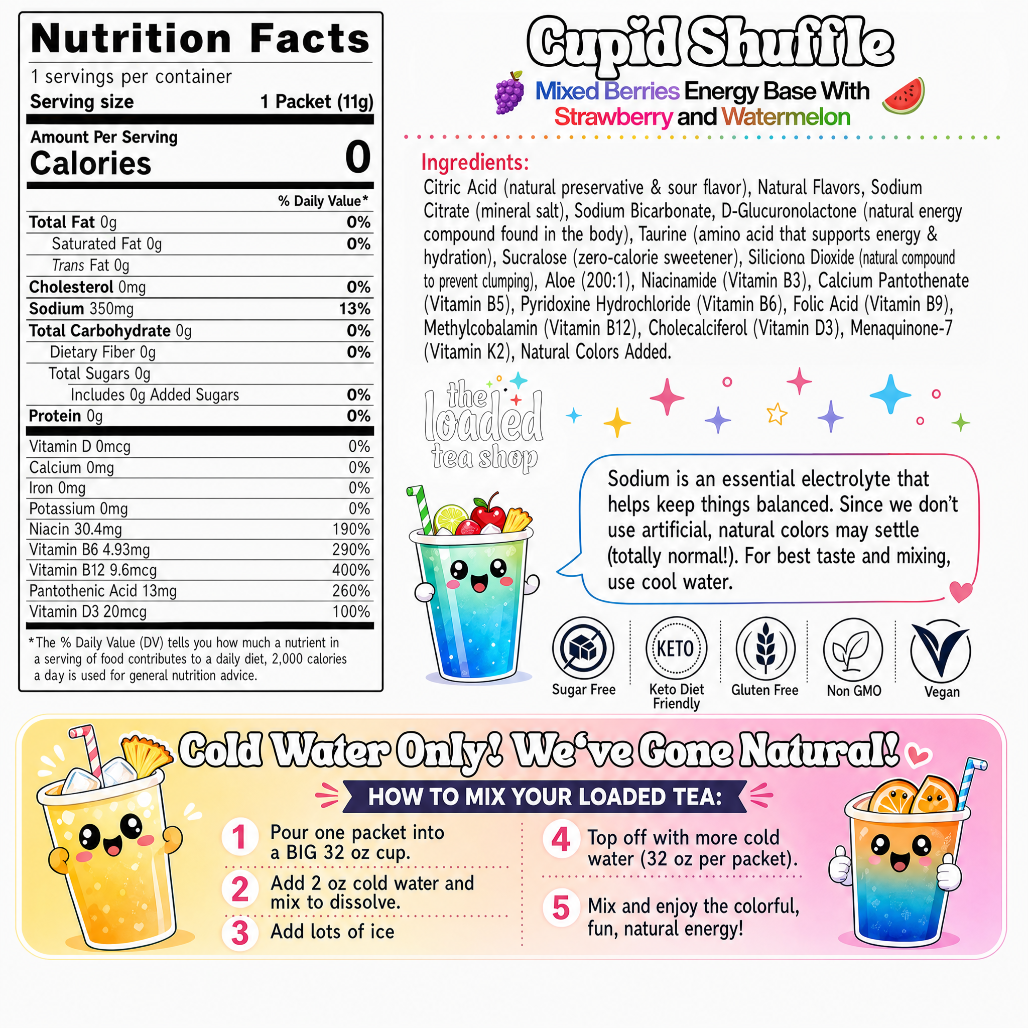 Cupid Shuffle (Caffeine-Free) - Your Flavor Routine