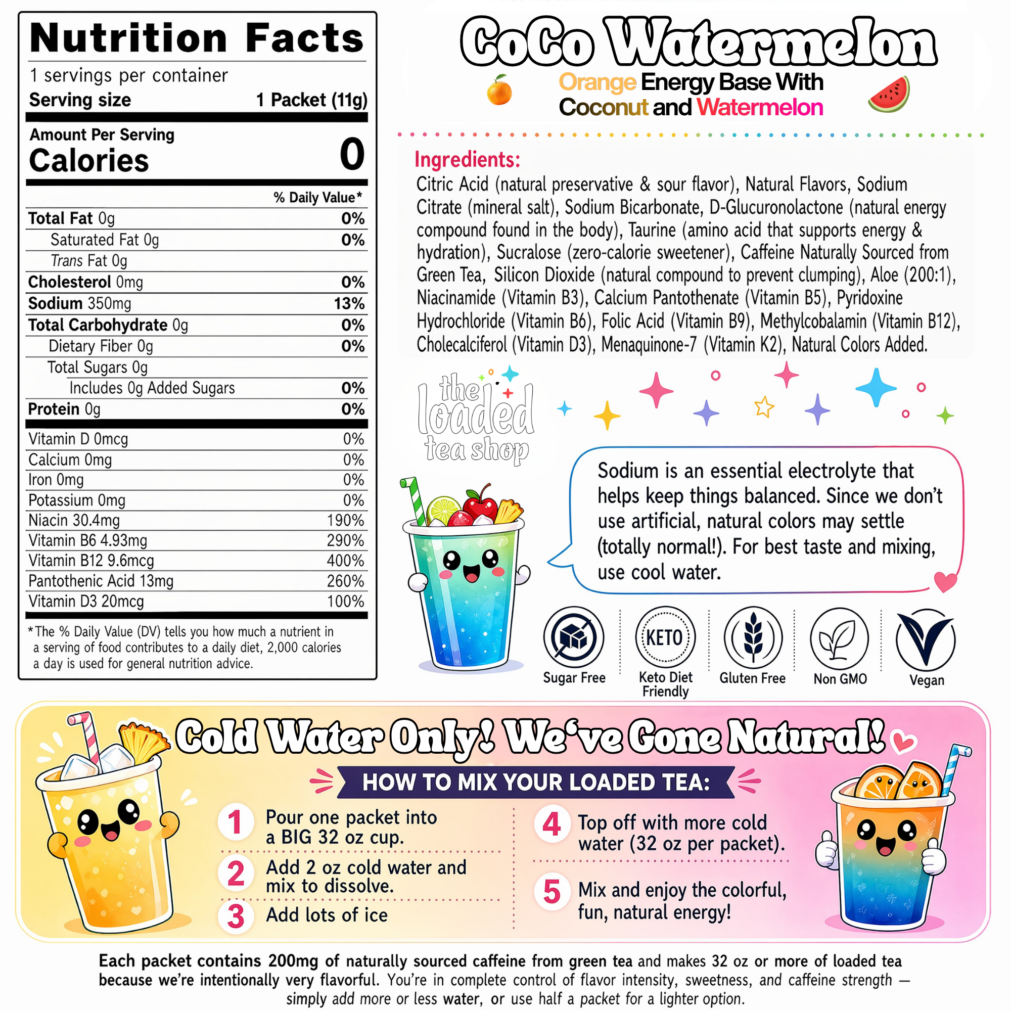 50 Case Coco Watermelon - Try More Flavor