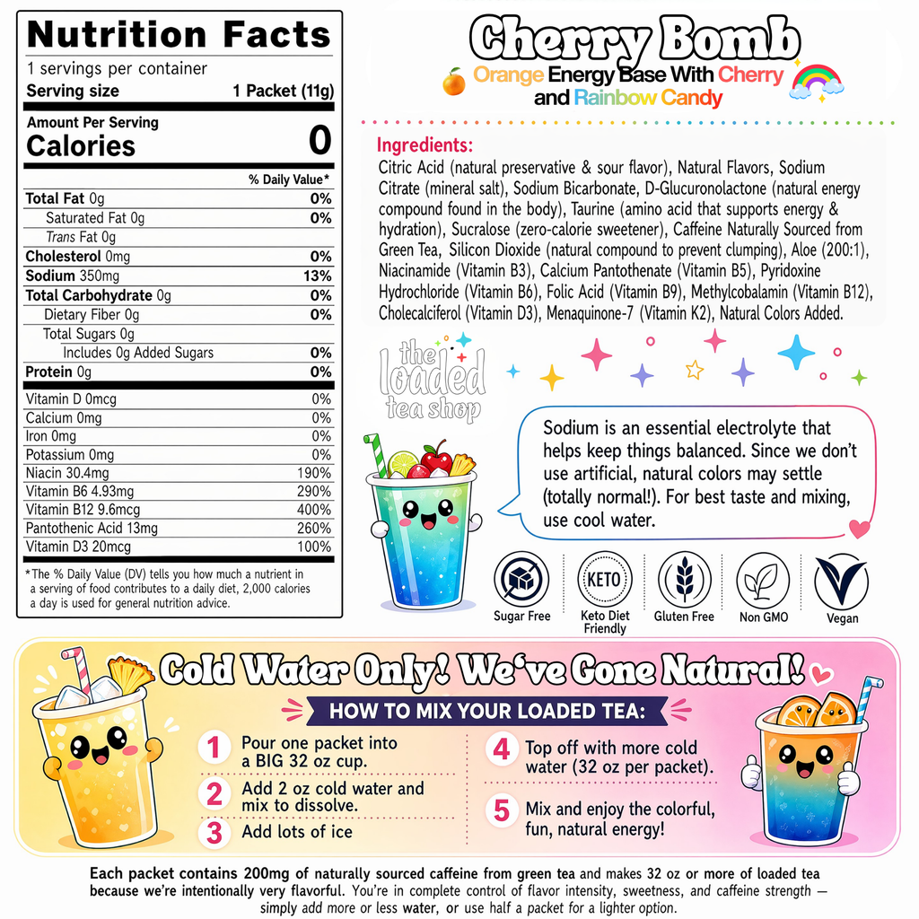 Cherry Bomb - Flavor in Every Sip