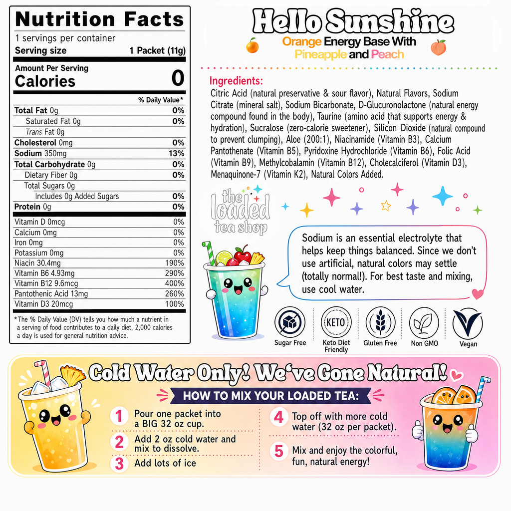 Hello Sunshine (Caffeine-Free) - Your Tea Lineup