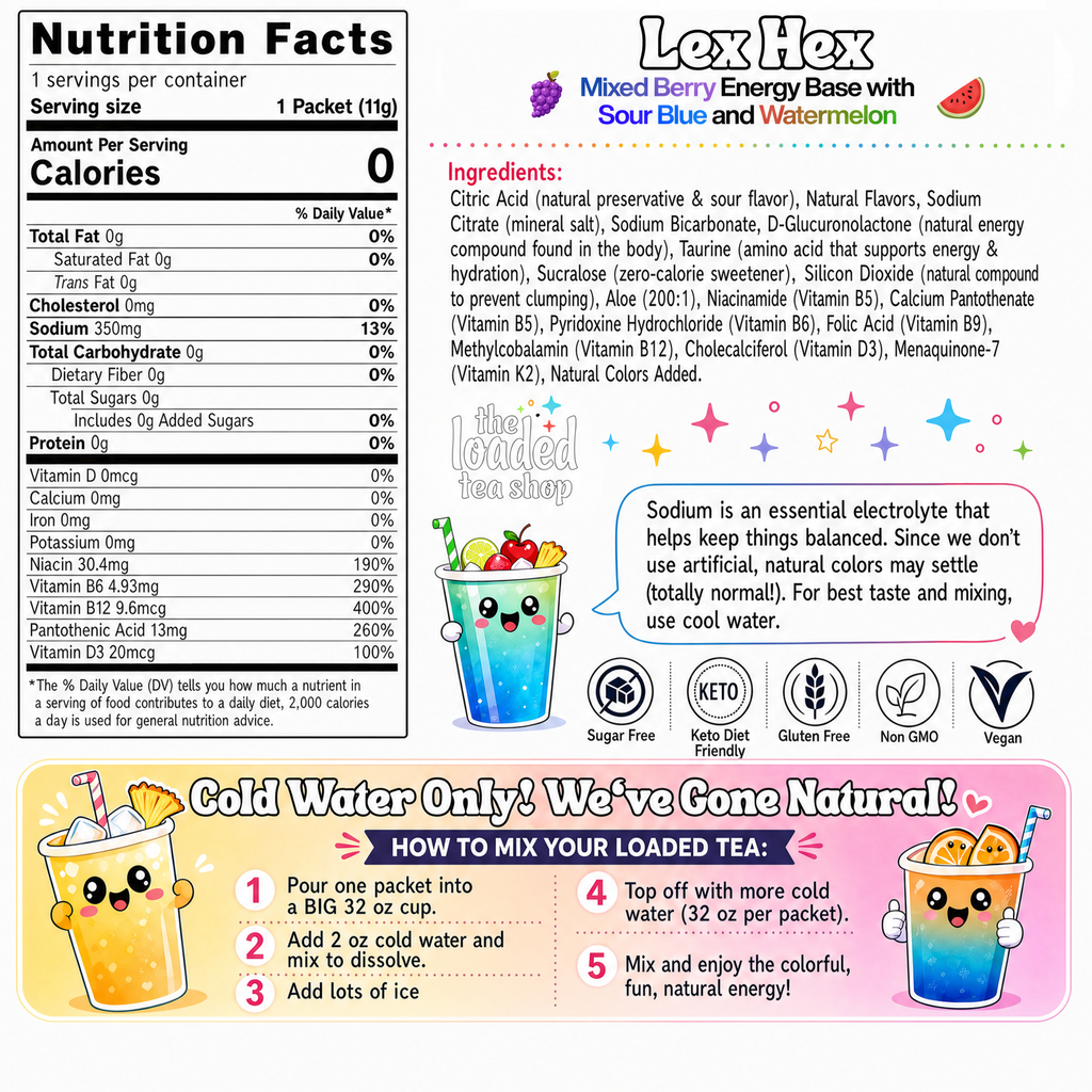 Lex Hex (Caffeine-Free) - Easy Sip Moment