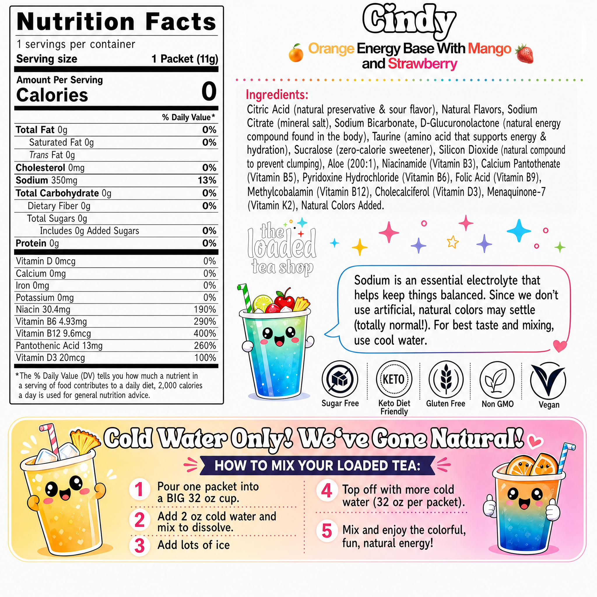 Cindy (Caffeine-Free) - Flavor Moment Daily