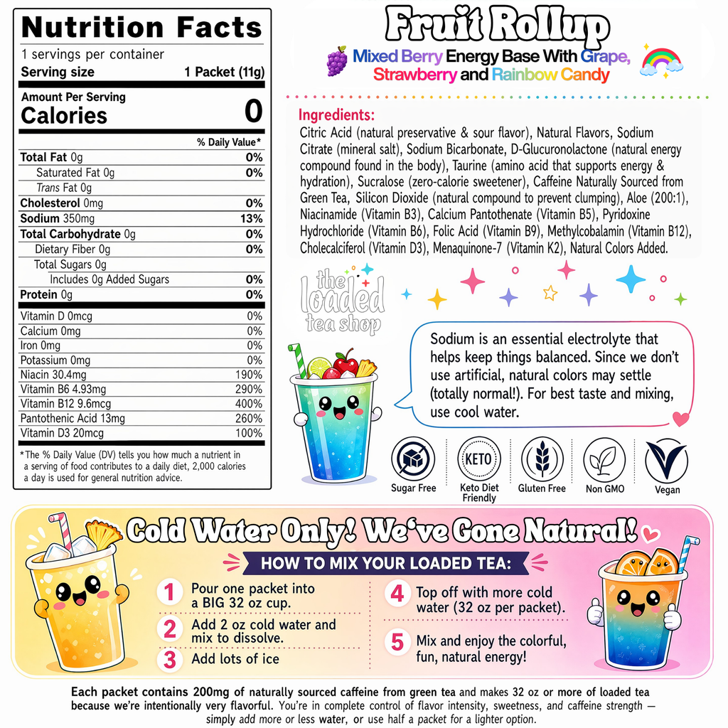 50 Case Fruit Rollup - Enjoy More Flavor